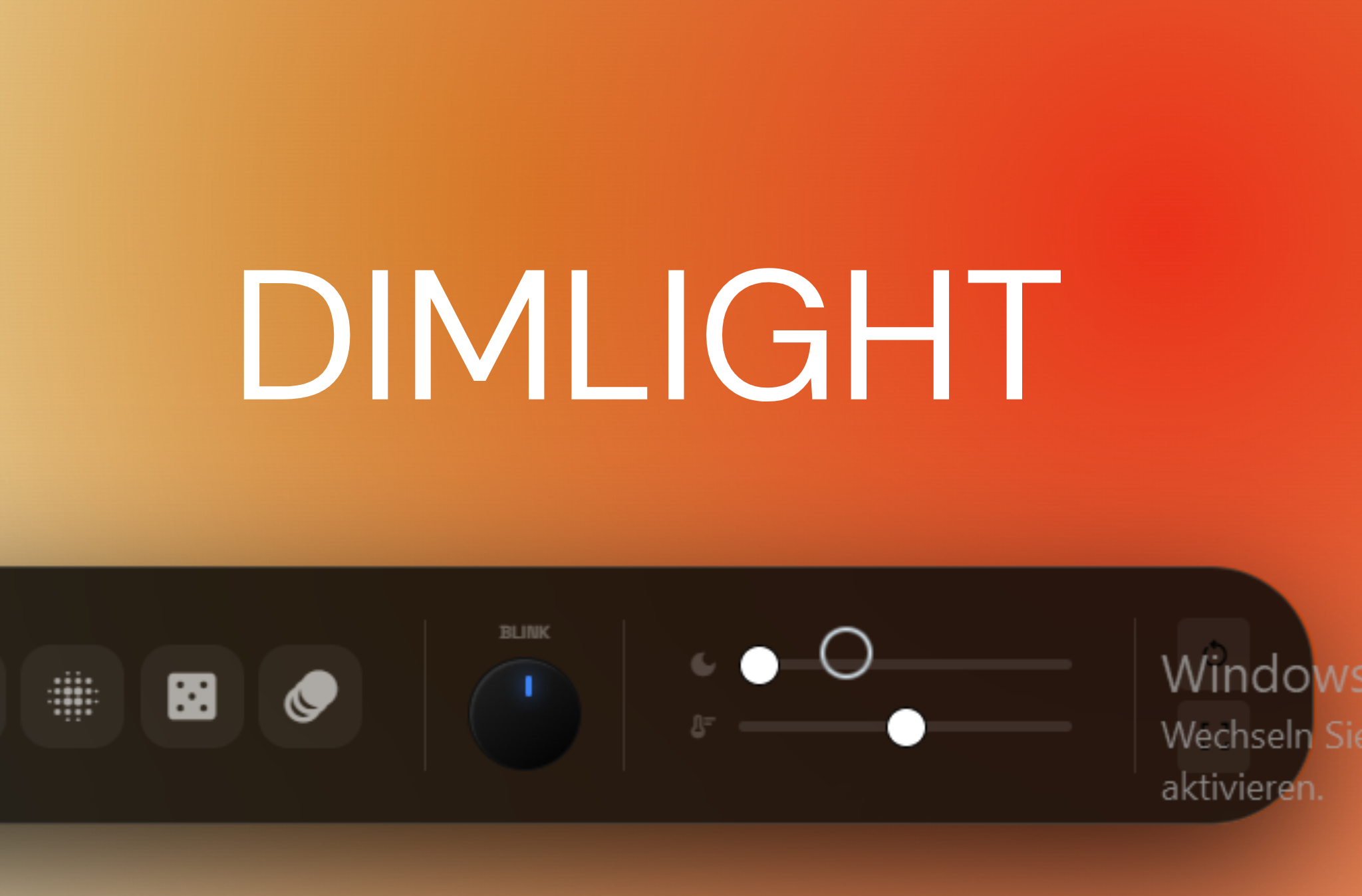 Dimlight Interface Preview
